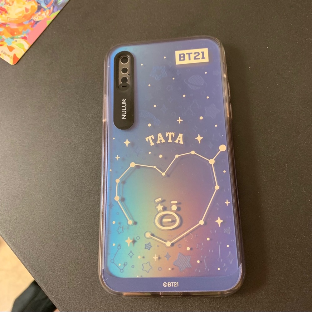 Kpop BT21 tata light up phone case iPhone 7/8
